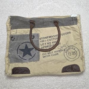 EUC Myra Bag Retro Upcycled Canvas Weekender